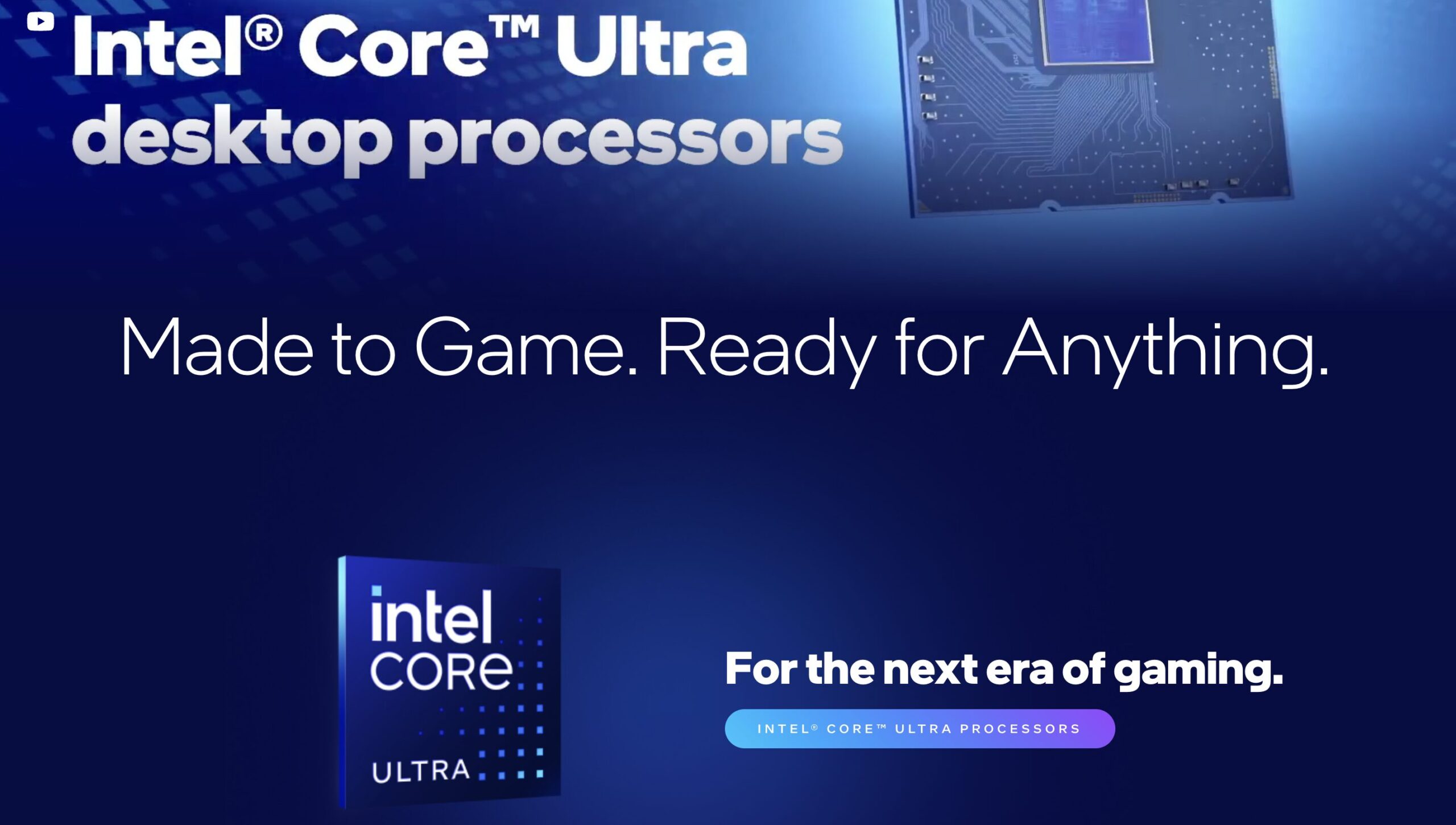 Intel website screenshot
