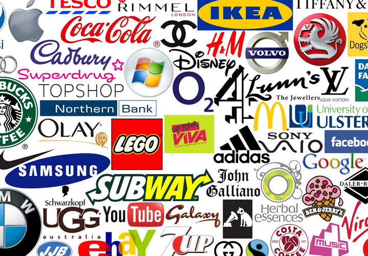 brand logos collage